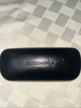 Dolce & Gabbana Black Hard Sunglasses Case